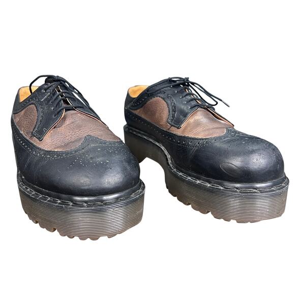⁠Vintage Dr Martens Made In England 3934 Two Tone Wingtip Oxfords Size 10⁠ US 11 main image 6